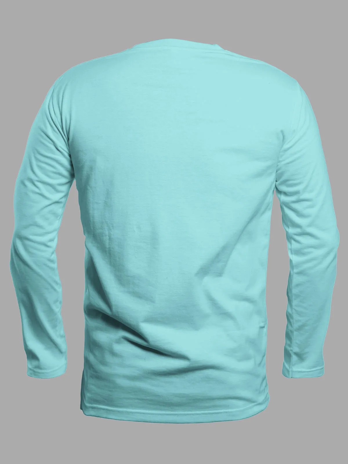 Celeste Blue | ACTION series | Full Sleeve T shirt for Men