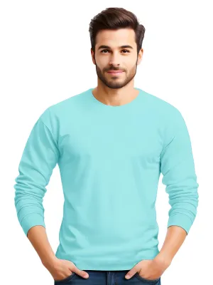 Celeste Blue | ACTION series | Full Sleeve T shirt for Men