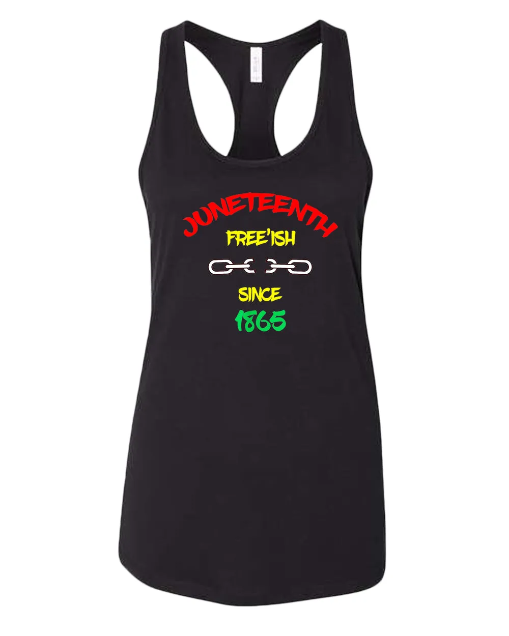 Chain broke tank top Free-ish since 1865 tank top juneteenth tank top