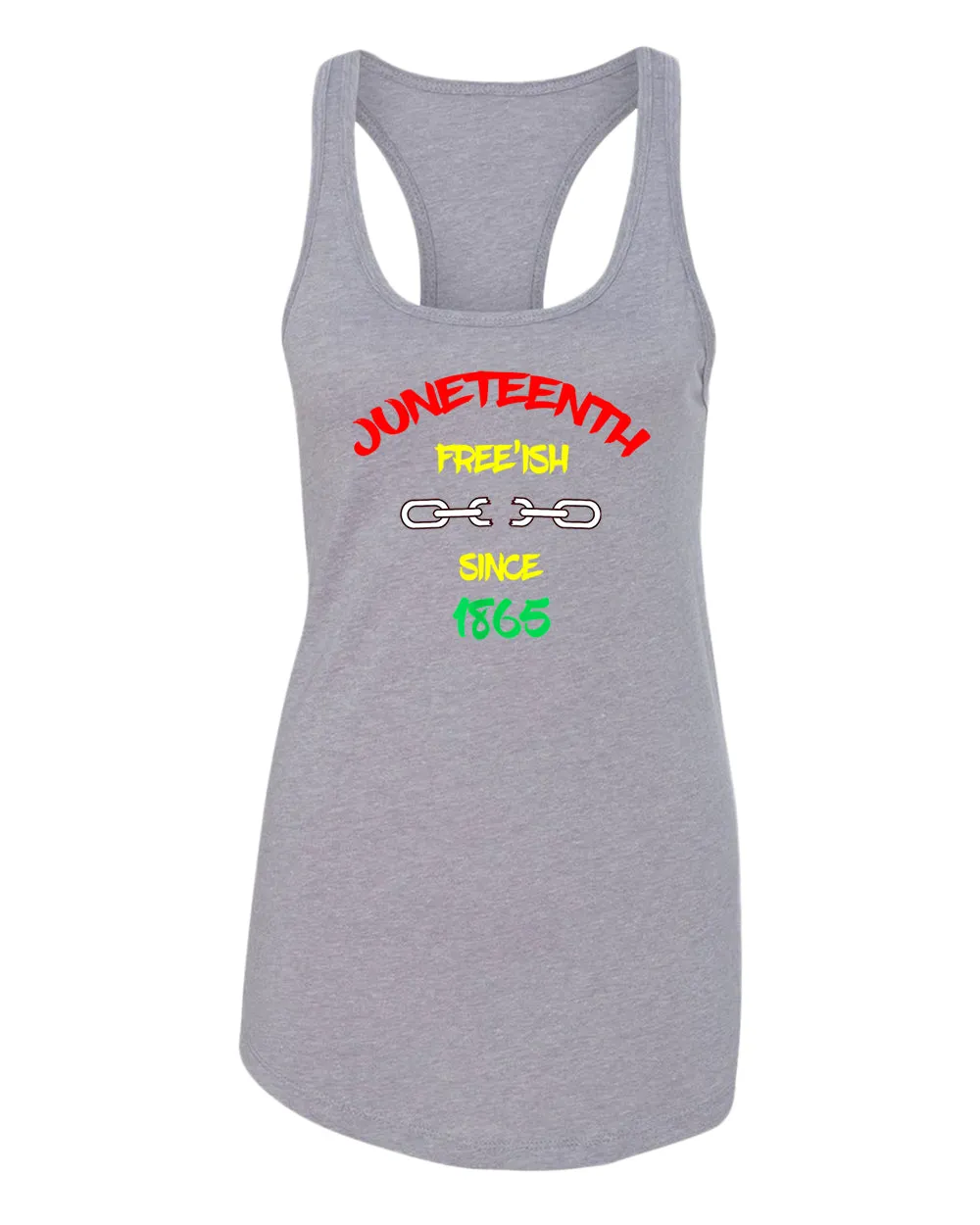 Chain broke tank top Free-ish since 1865 tank top juneteenth tank top
