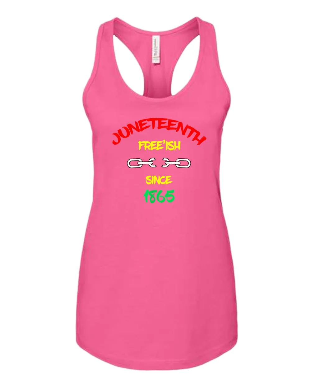 Chain broke tank top Free-ish since 1865 tank top juneteenth tank top