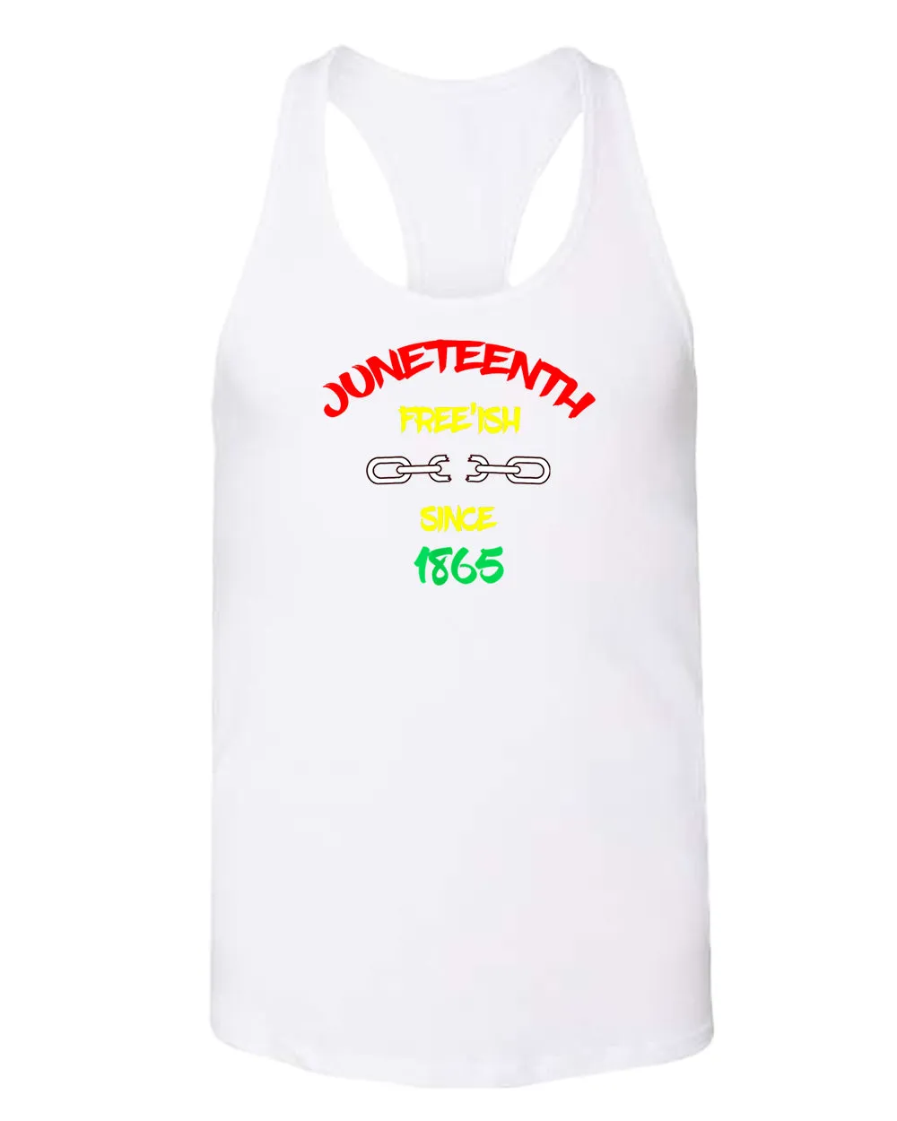 Chain broke tank top Free-ish since 1865 tank top juneteenth tank top