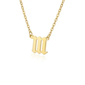 Chain Number Pendant Necklace For Women Anniverssary Jewelry