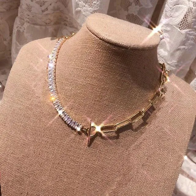 Chain Toggle Clasp Necklace