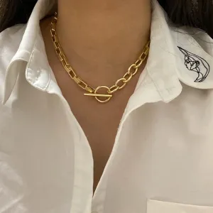 Chain Toggle Clasp Necklace