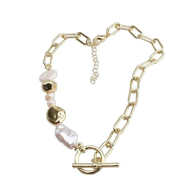 Chain Toggle Clasp Necklace