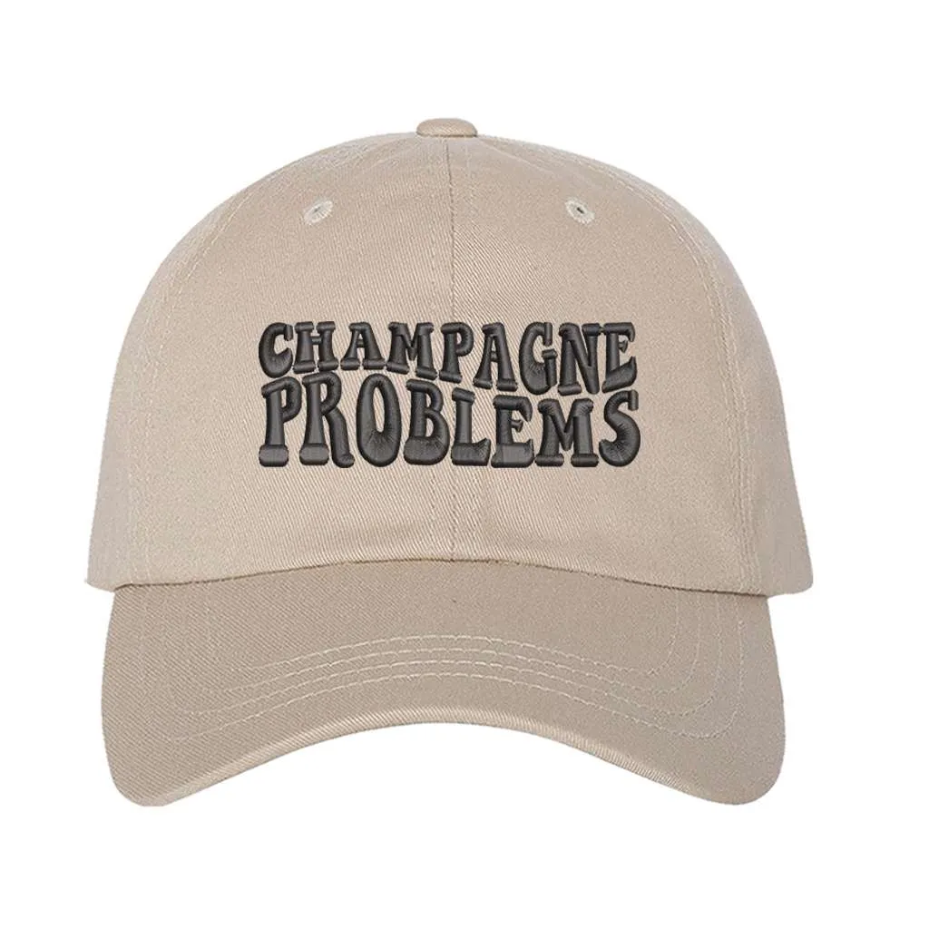Champagne Problems Embroidered Baseball Cap
