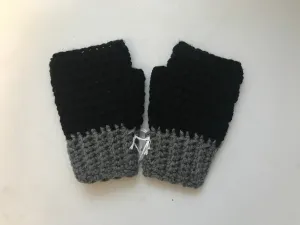 Child Fingerless Gloves (Raccoon)