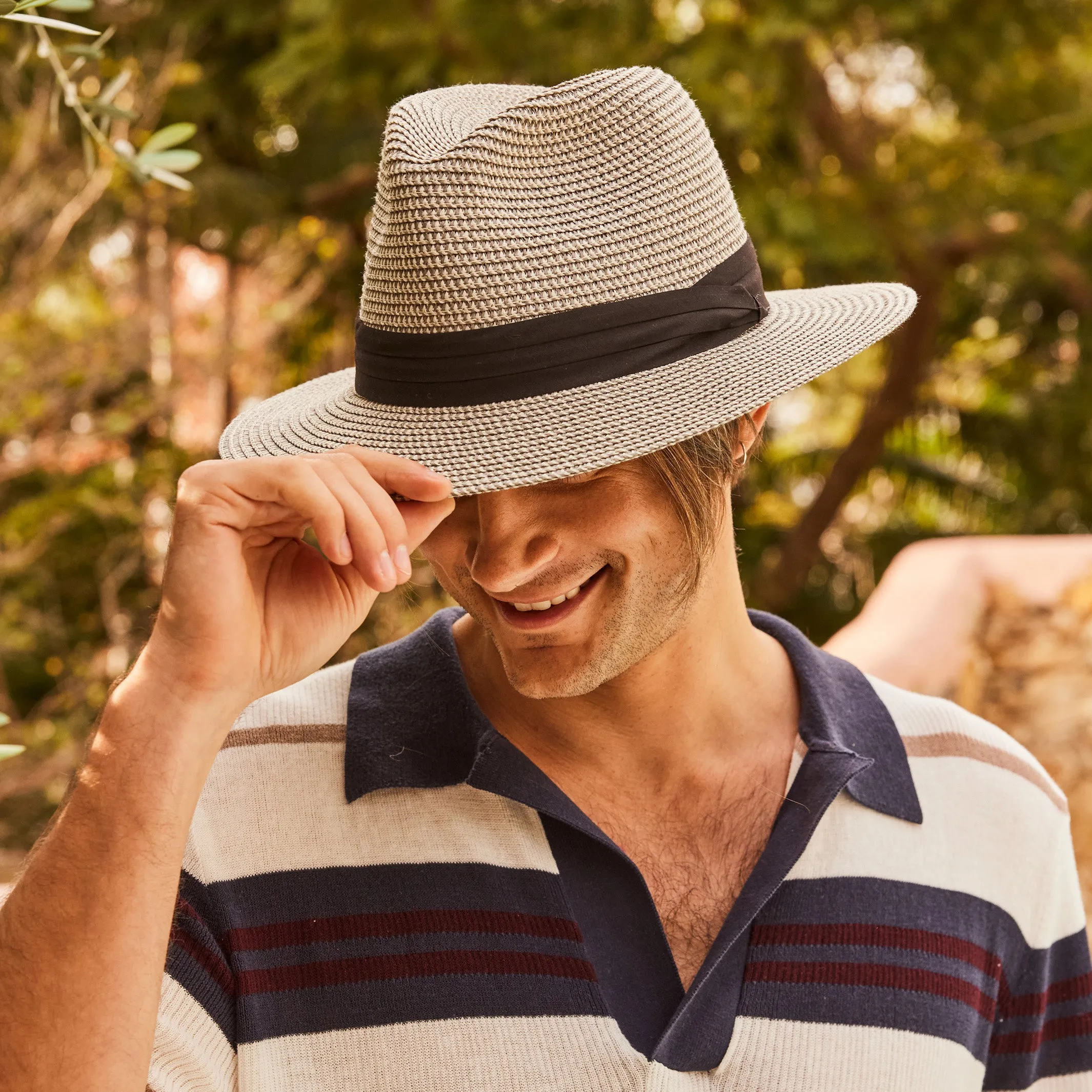 Christian Fedora Hat - Grey