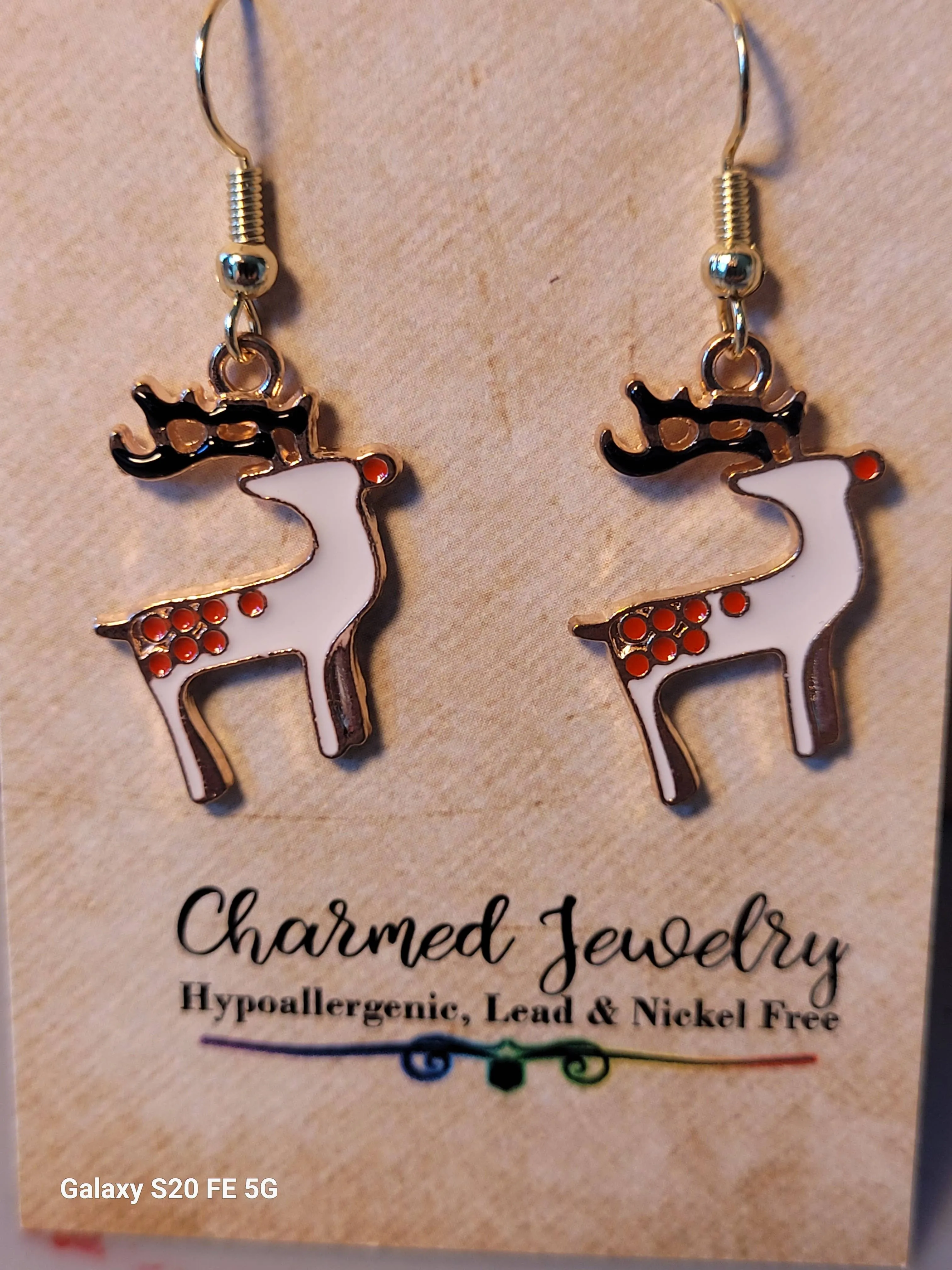 Christmas, Winter, Holiday Inspired Earrings