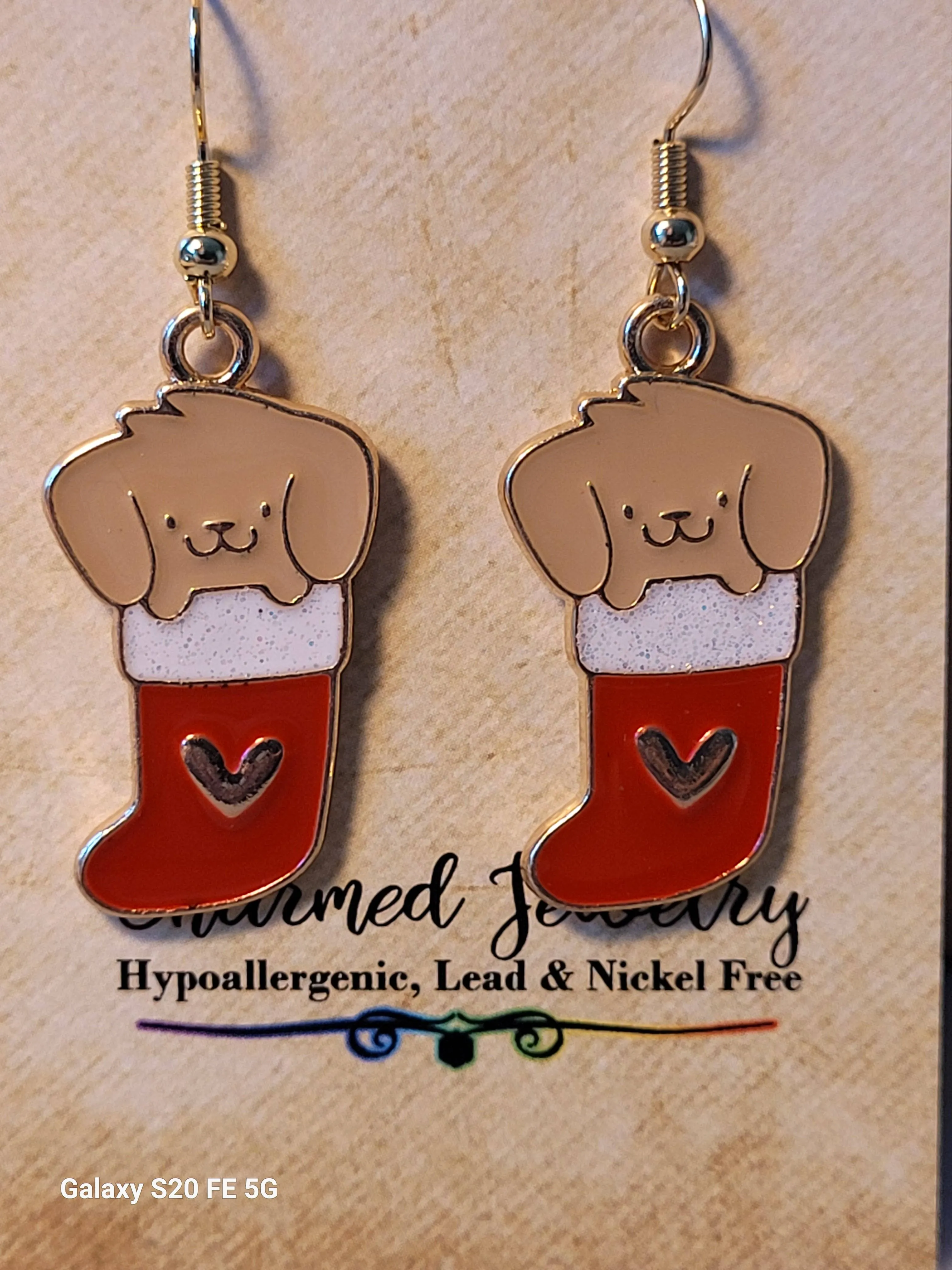 Christmas, Winter, Holiday Inspired Earrings