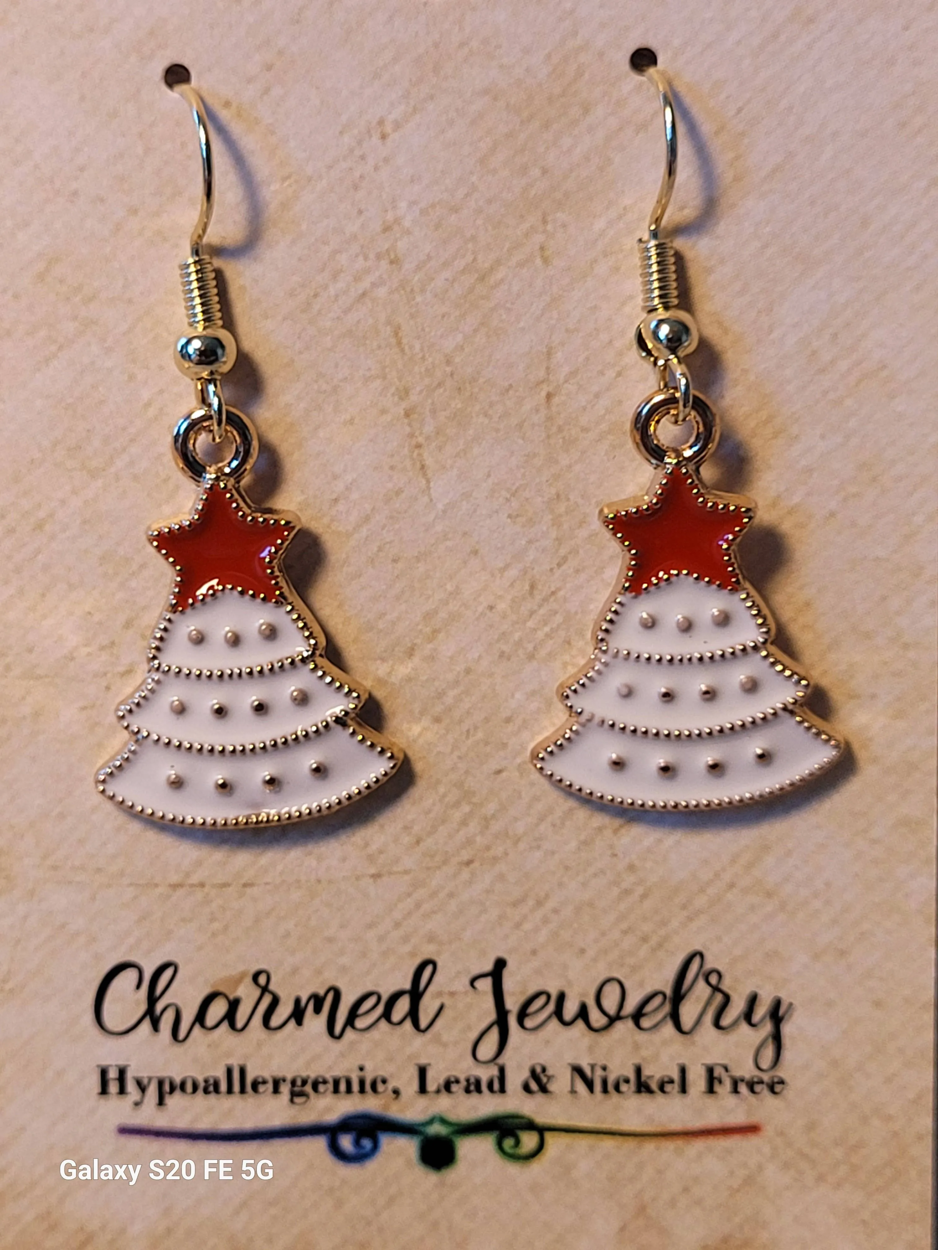 Christmas, Winter, Holiday Inspired Earrings