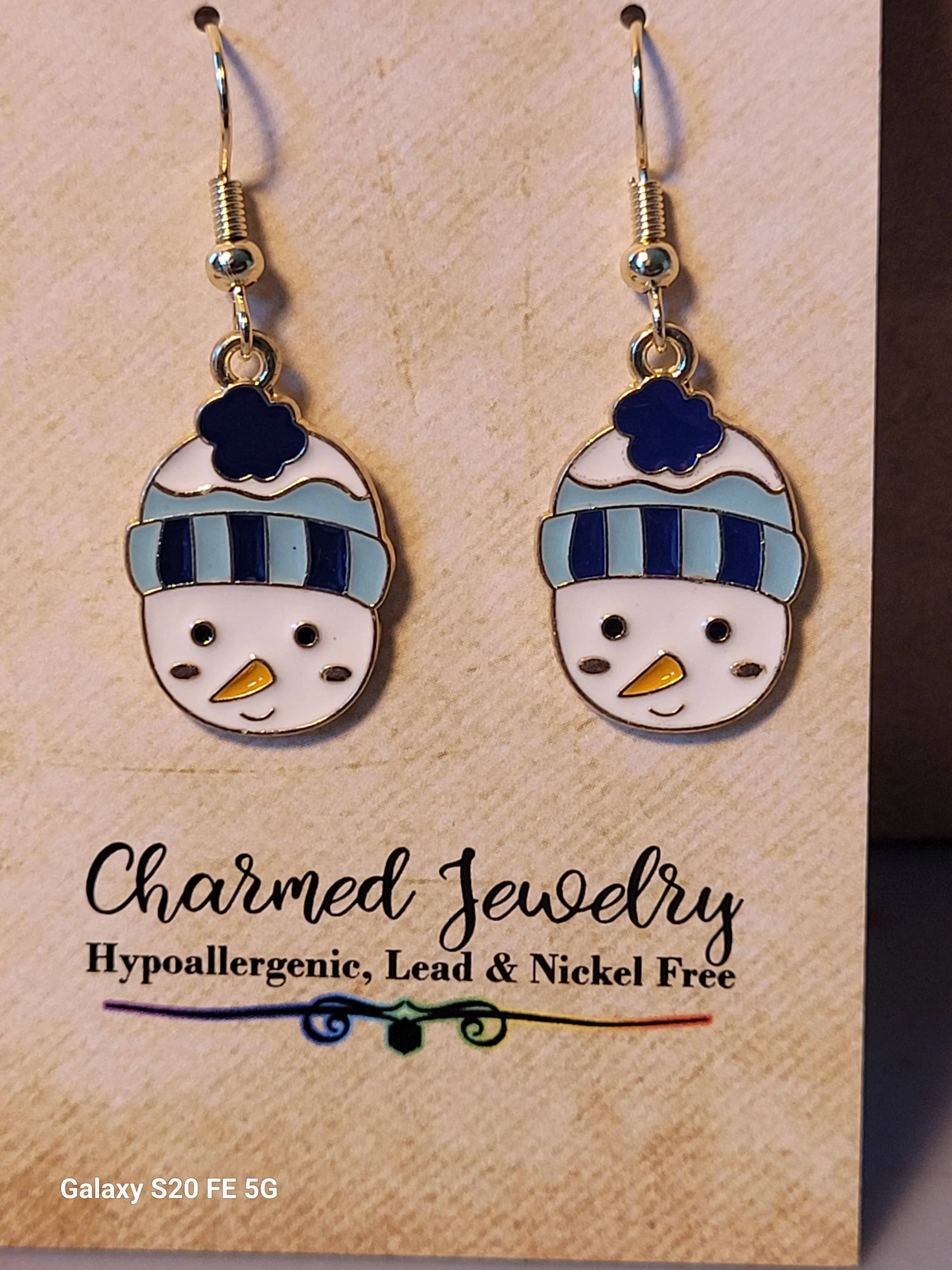 Christmas, Winter, Holiday Inspired Earrings