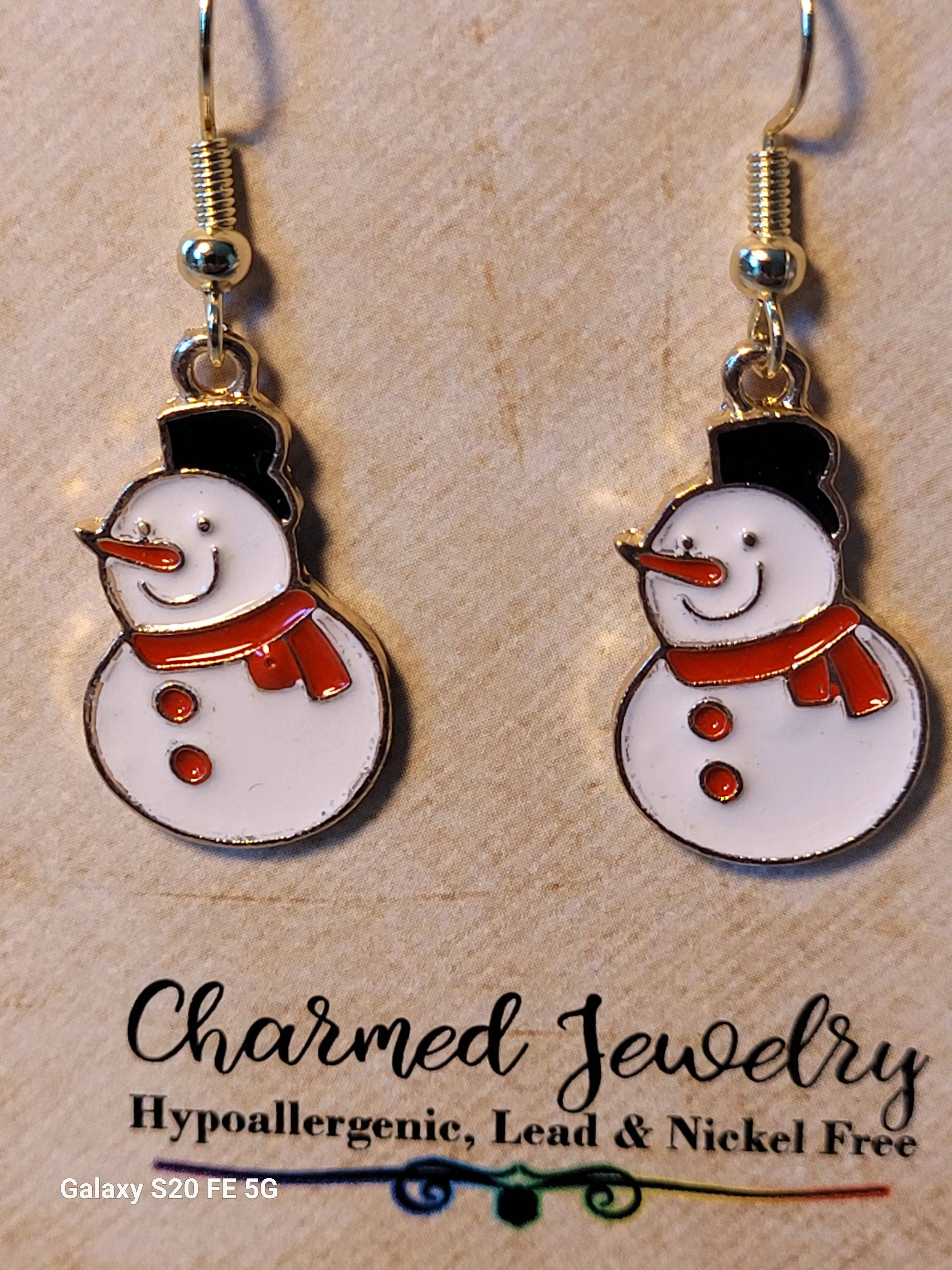 Christmas, Winter, Holiday Inspired Earrings