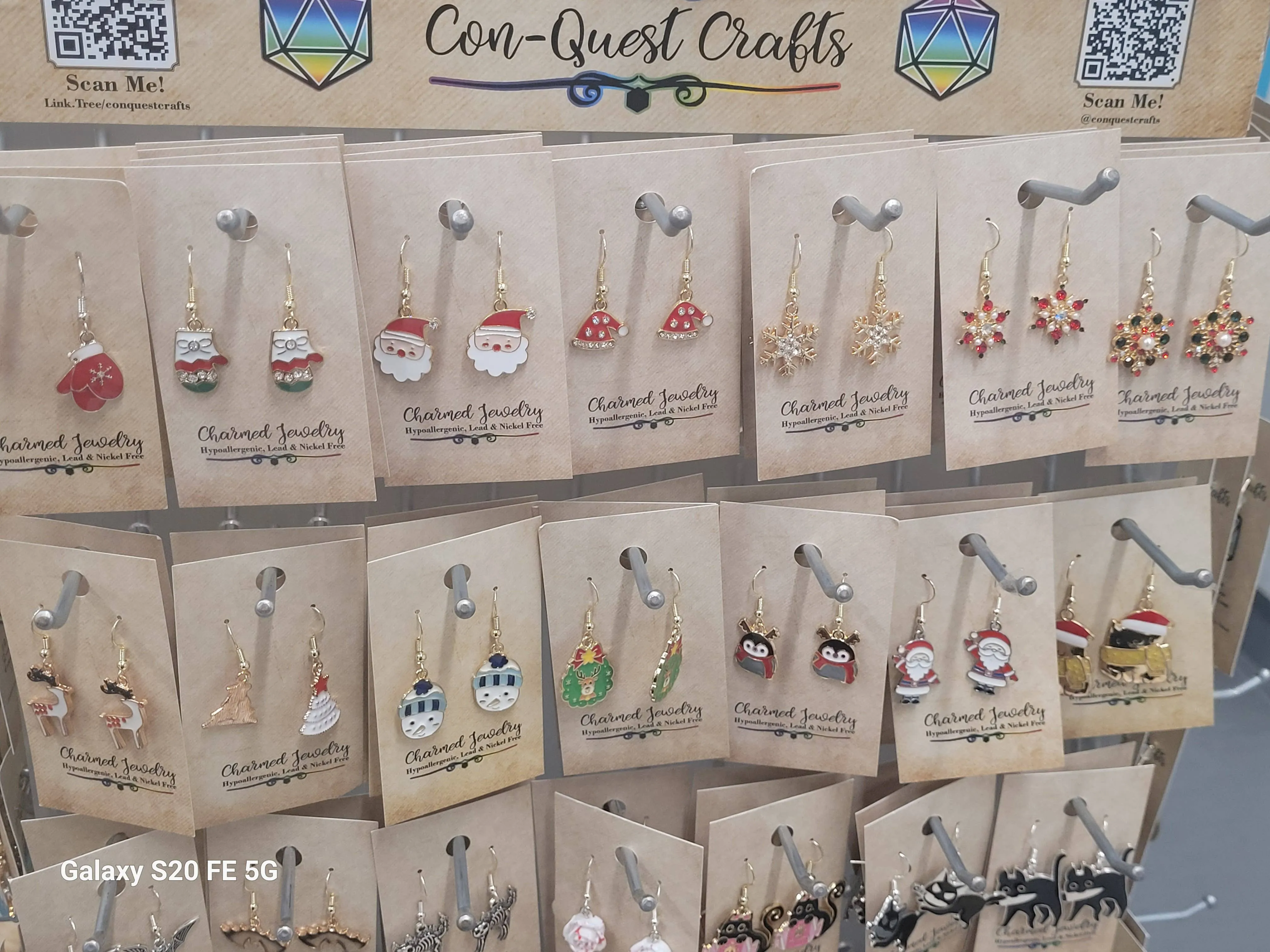 Christmas, Winter, Holiday Inspired Earrings