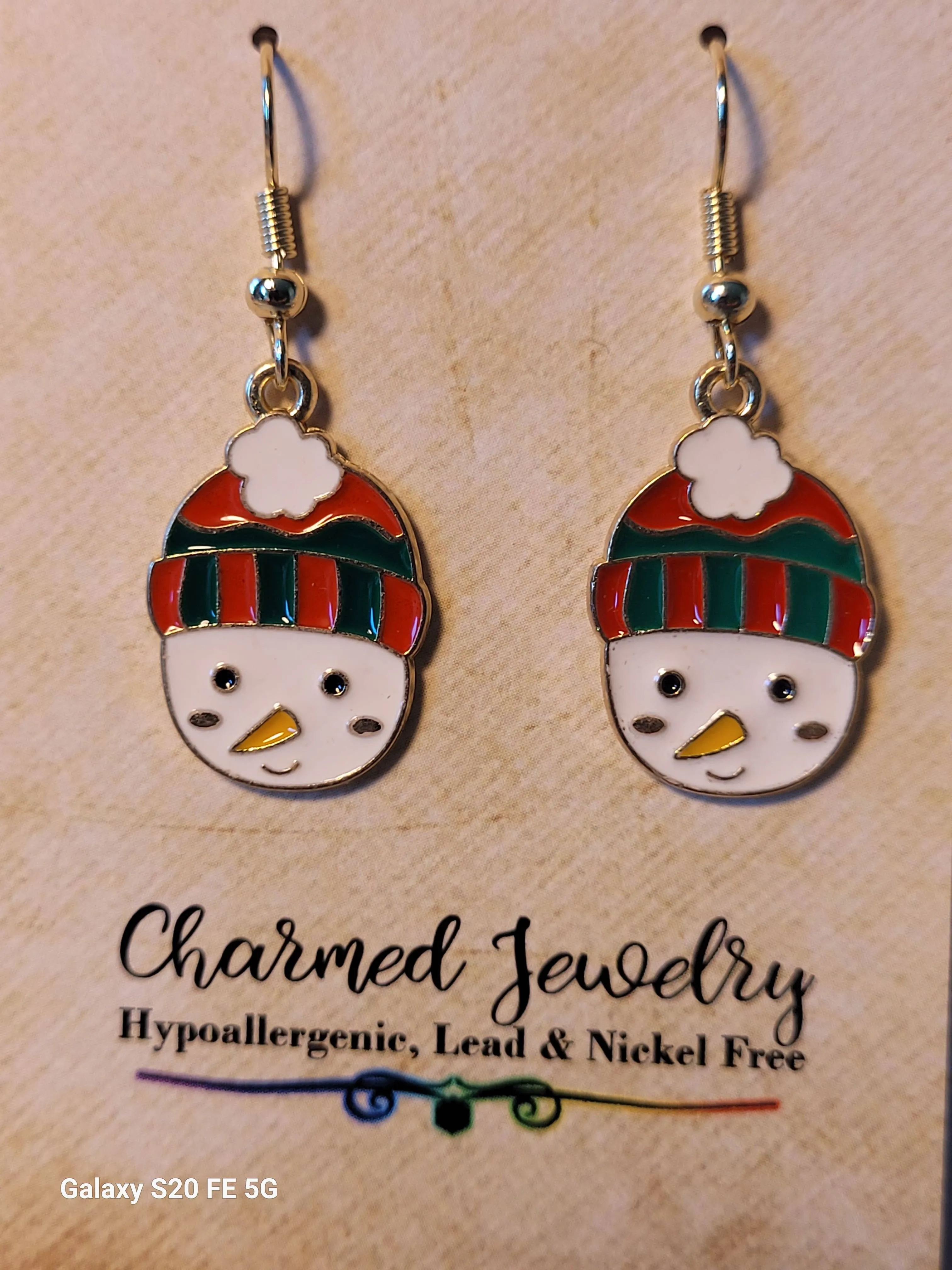 Christmas, Winter, Holiday Inspired Earrings