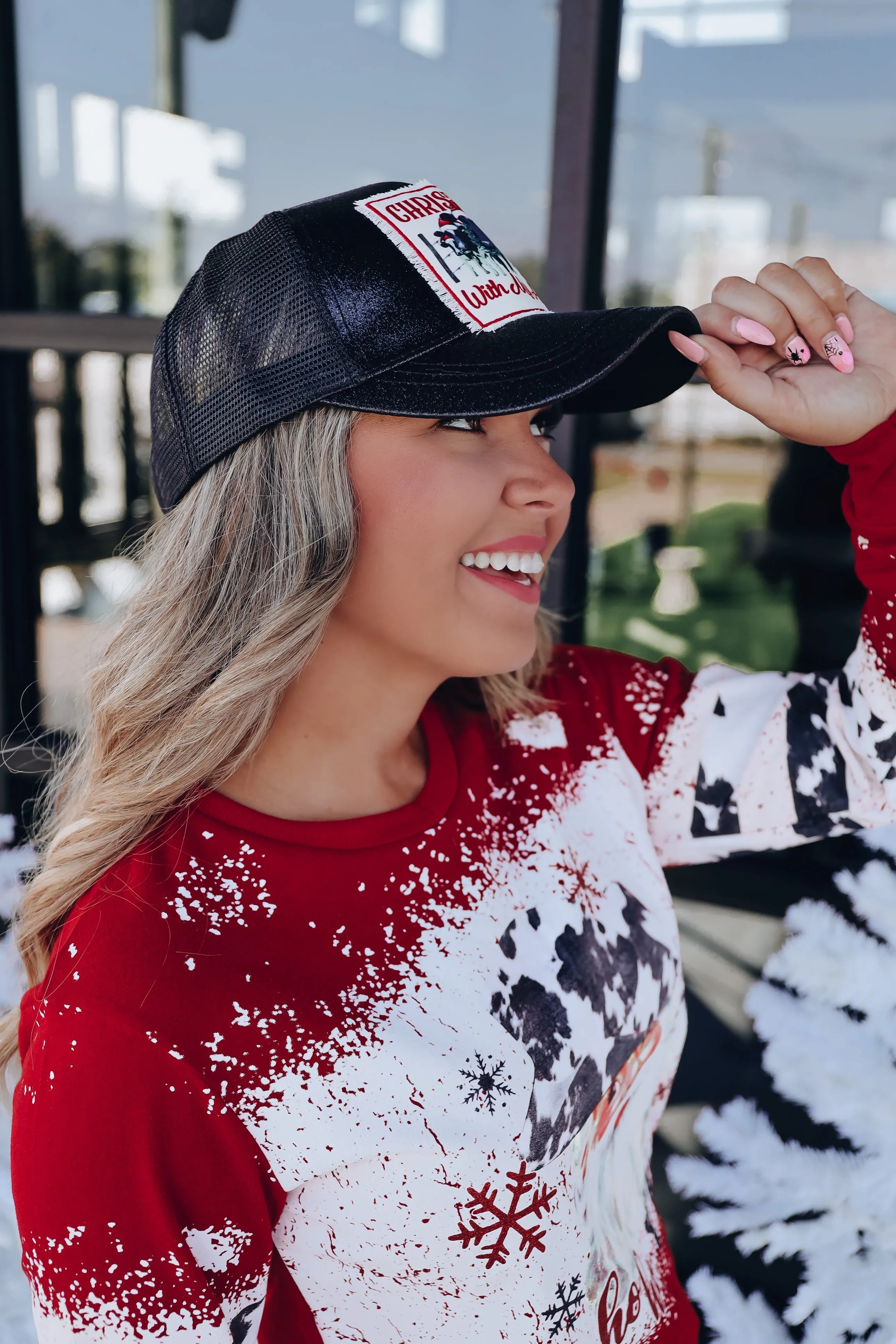 Christmas With My Herd Cap