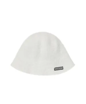 CHUCUCHU Angora Bucket Hat - White