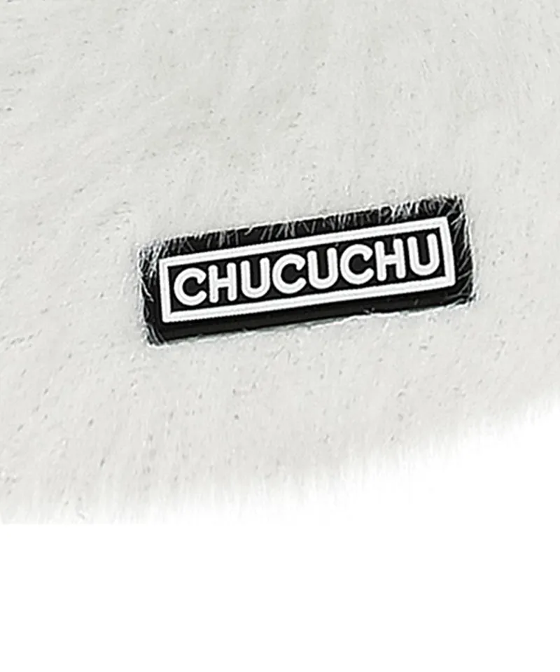 CHUCUCHU Angora Bucket Hat - White
