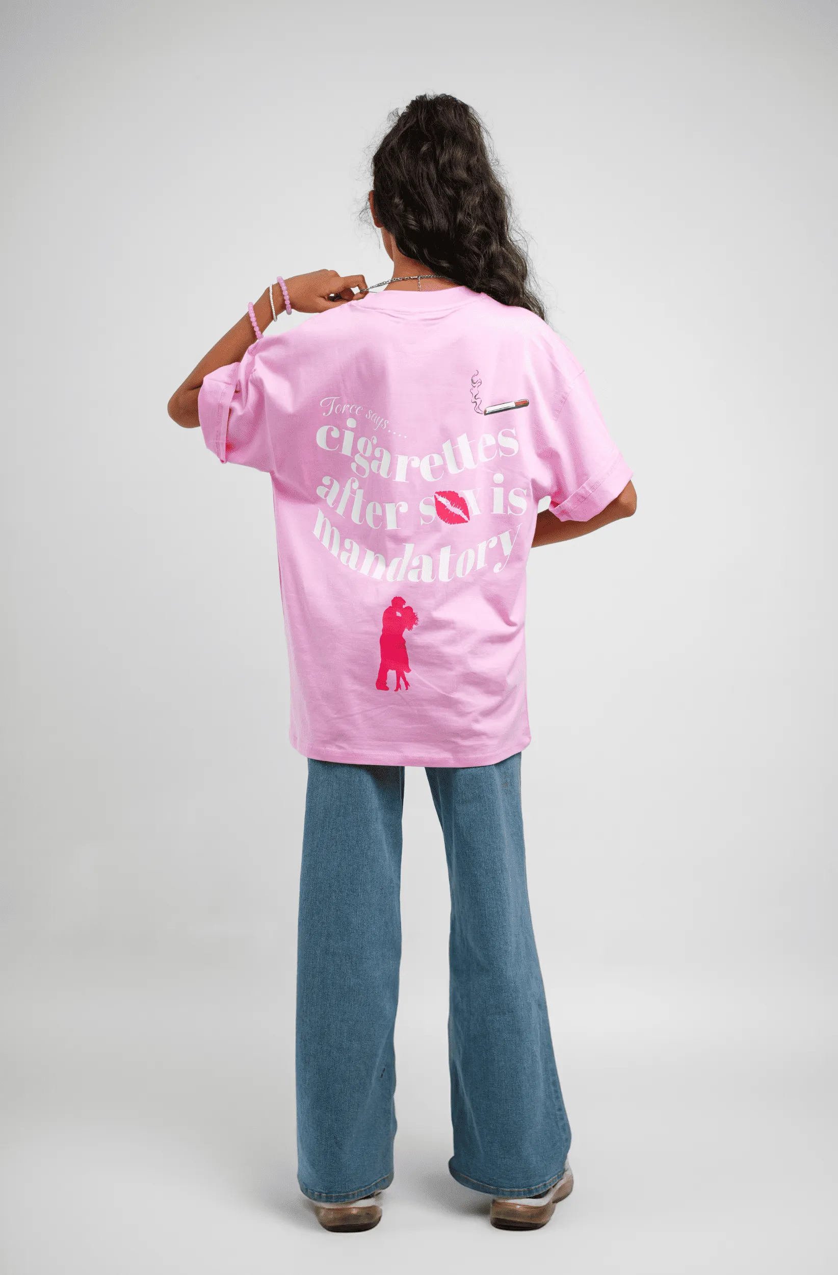 Cigarettes after sex Printed Oversized T-shirt | Drop Shoulder T-shirt