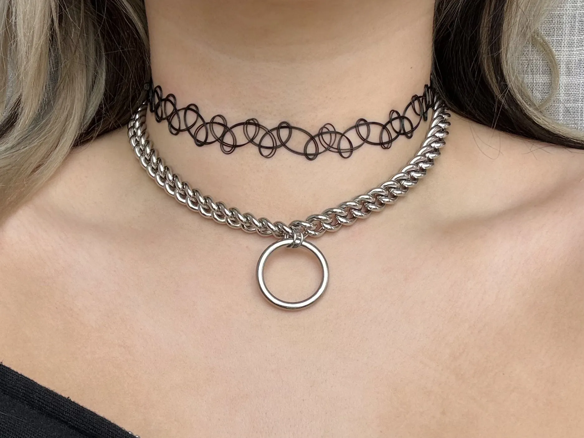 Classic Emo Elastic Choker