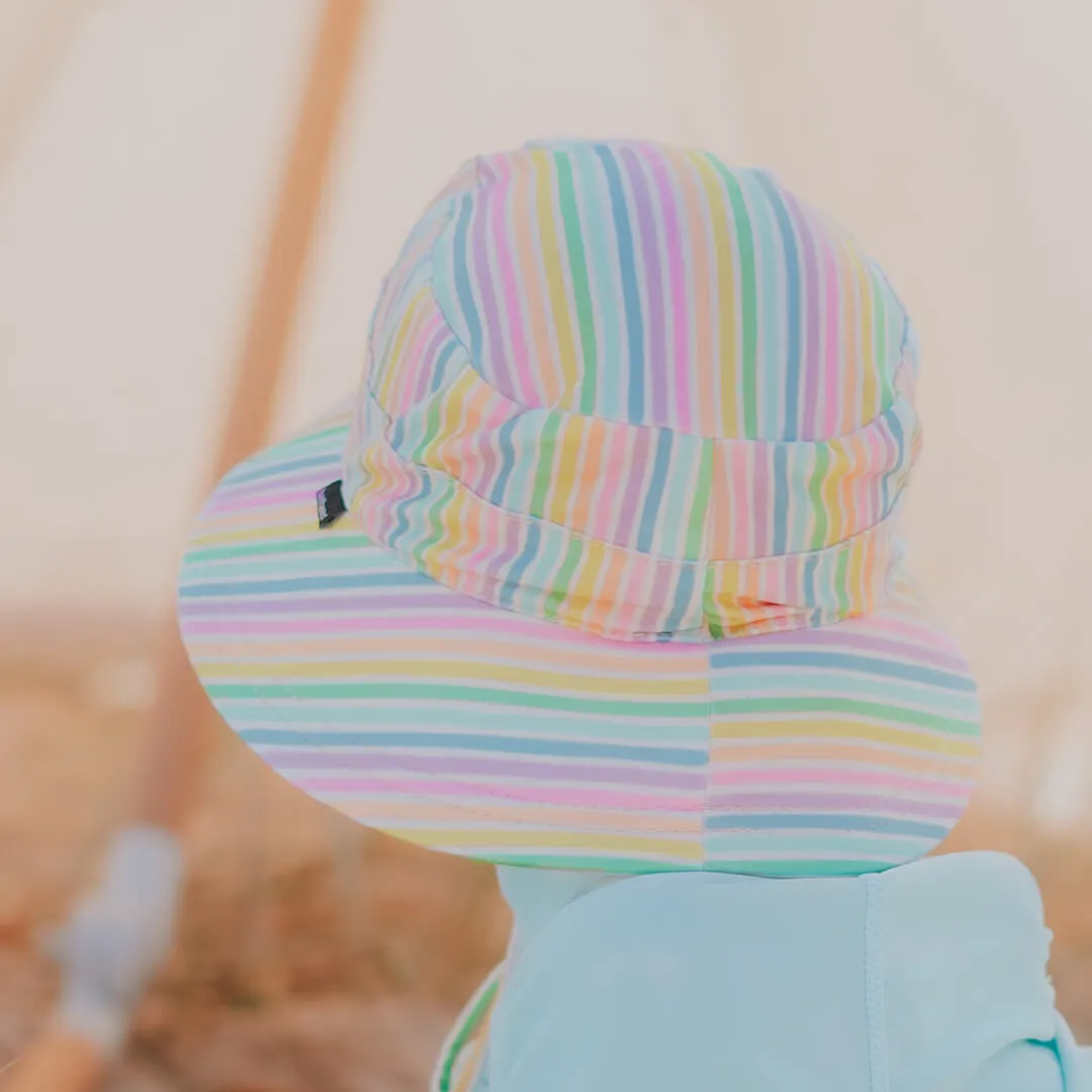 Classic Swim Bucket Hat | Rainbow SIZE 2-3YR and 6-13YR