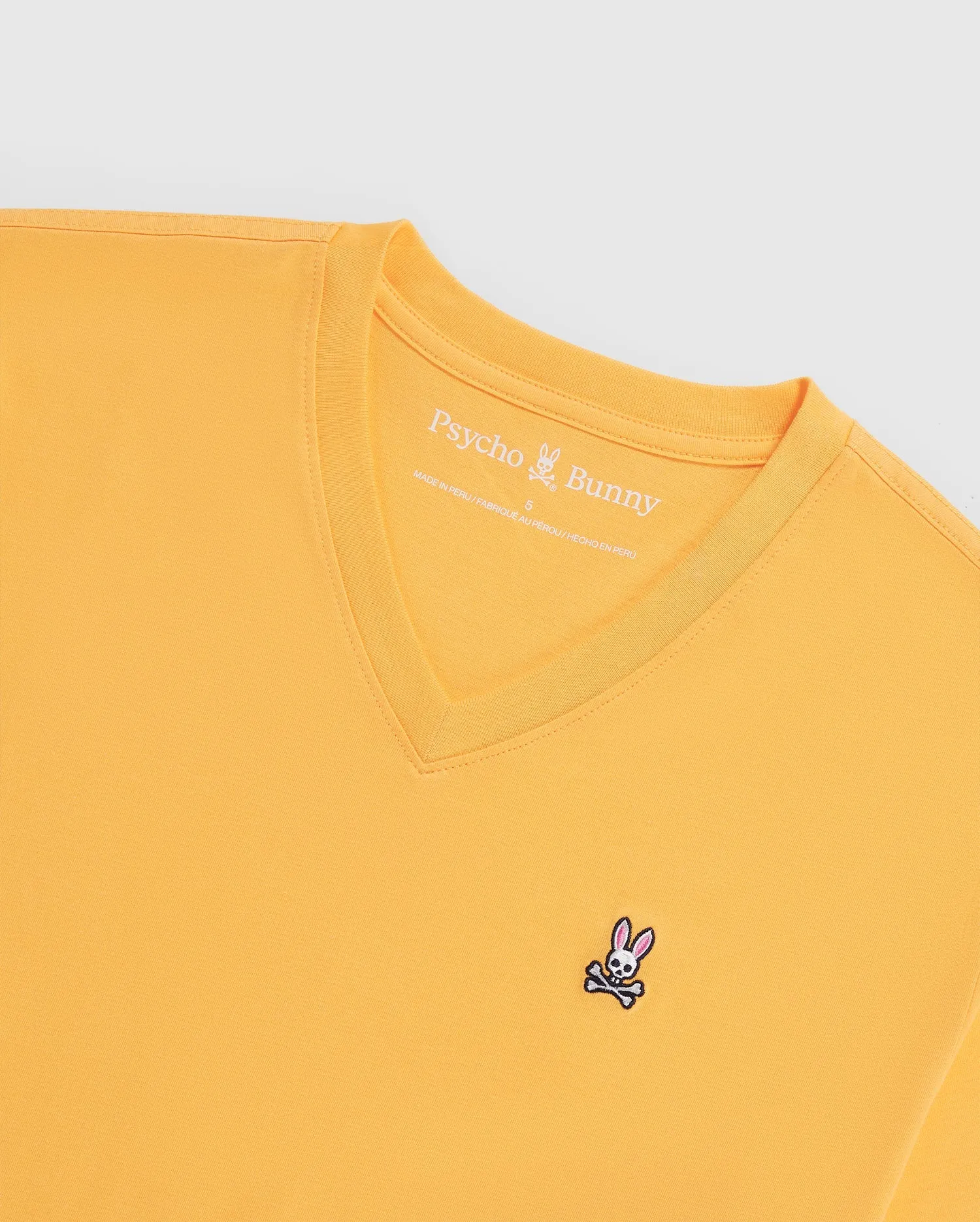 Classic V Neck T-Shirt Orange Soda
