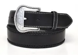 CLN2475601-50-Black Belt Nocona  Lace Edge Round