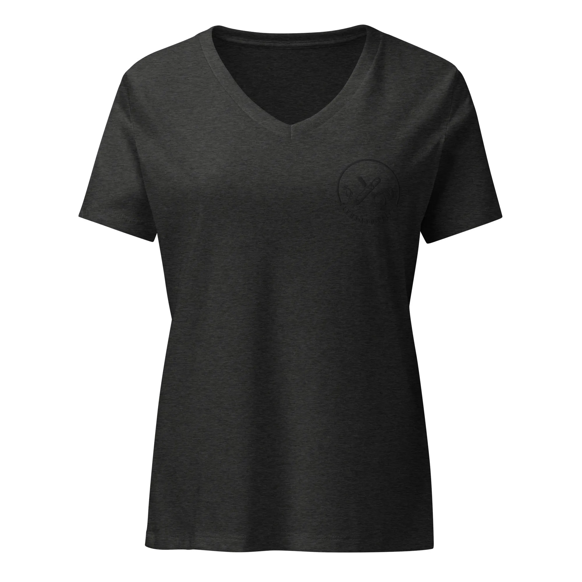Clubs and Sticks Women’s relaxed v-neck t-shirt