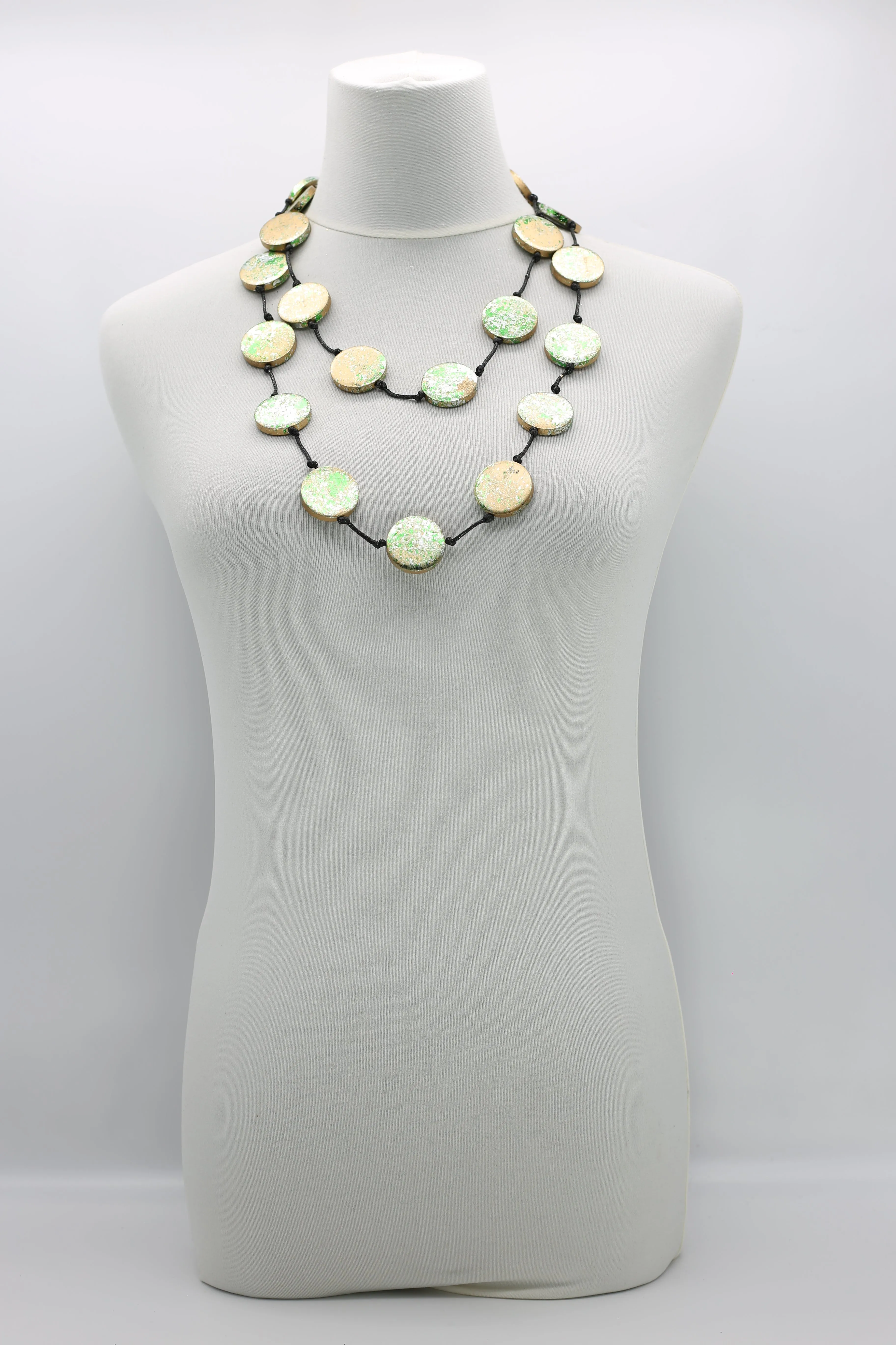 Coin Necklaces - Hand gilded - Large