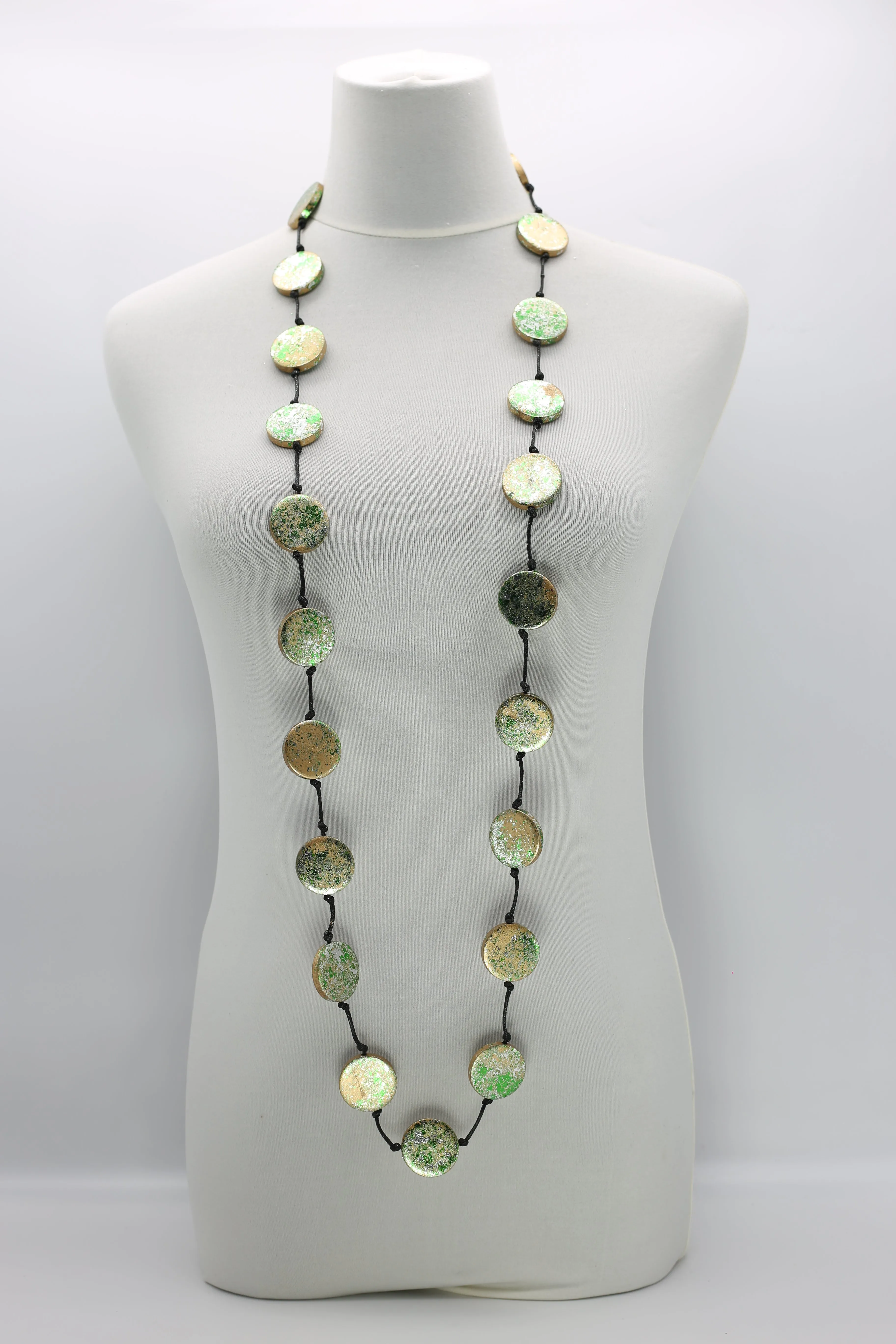 Coin Necklaces - Hand gilded - Large