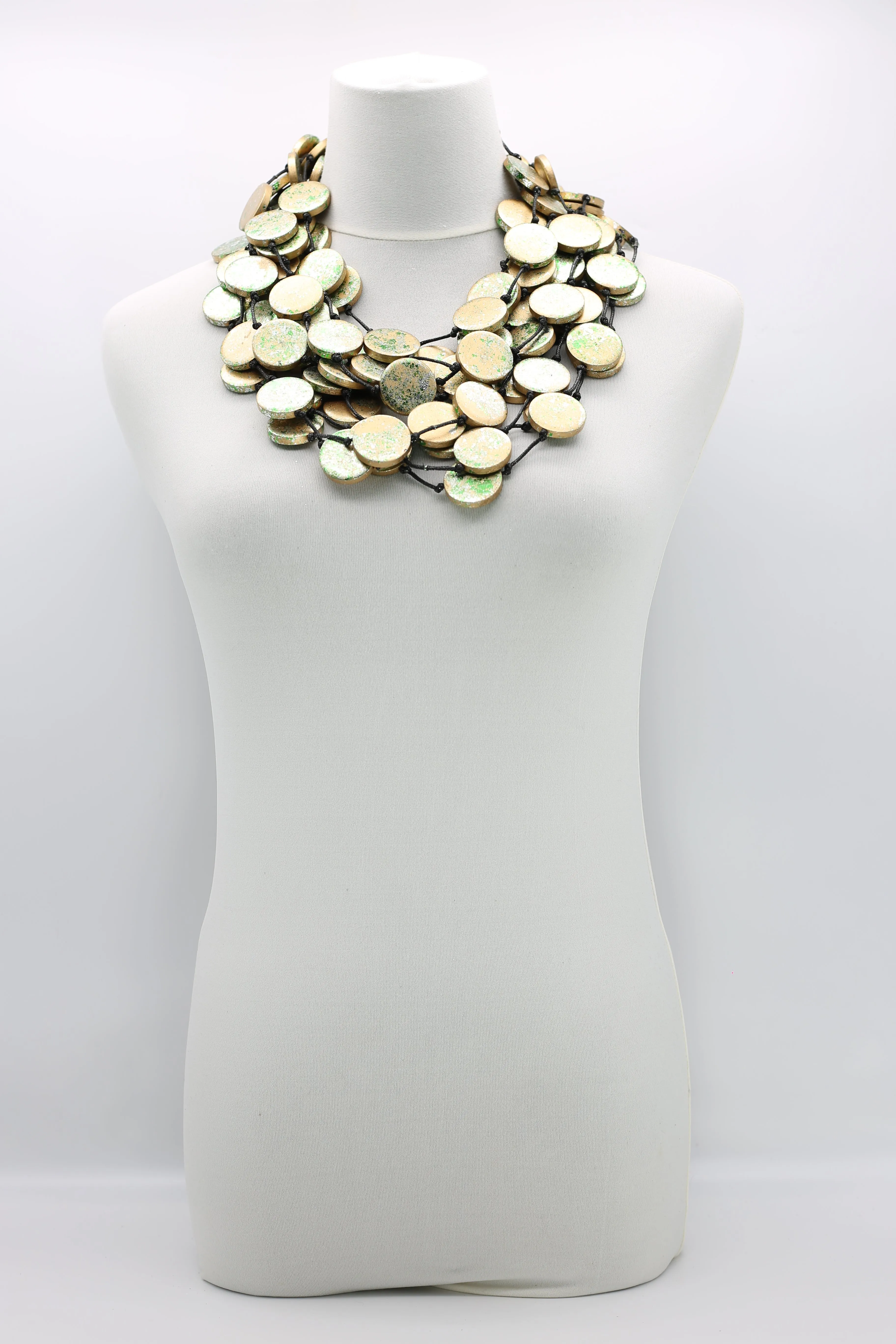 Coin Necklaces - Hand gilded - Large