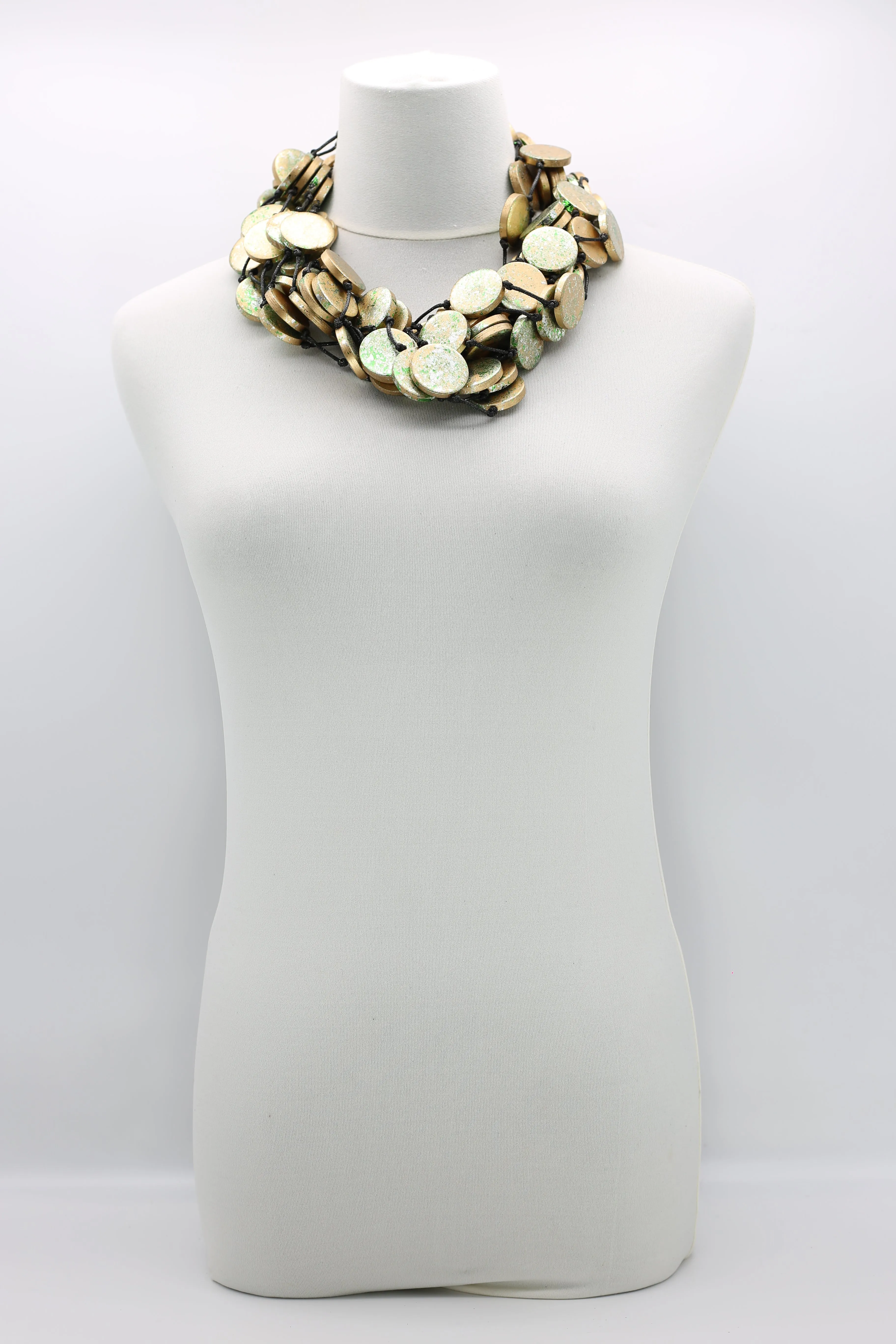 Coin Necklaces - Hand gilded - Large