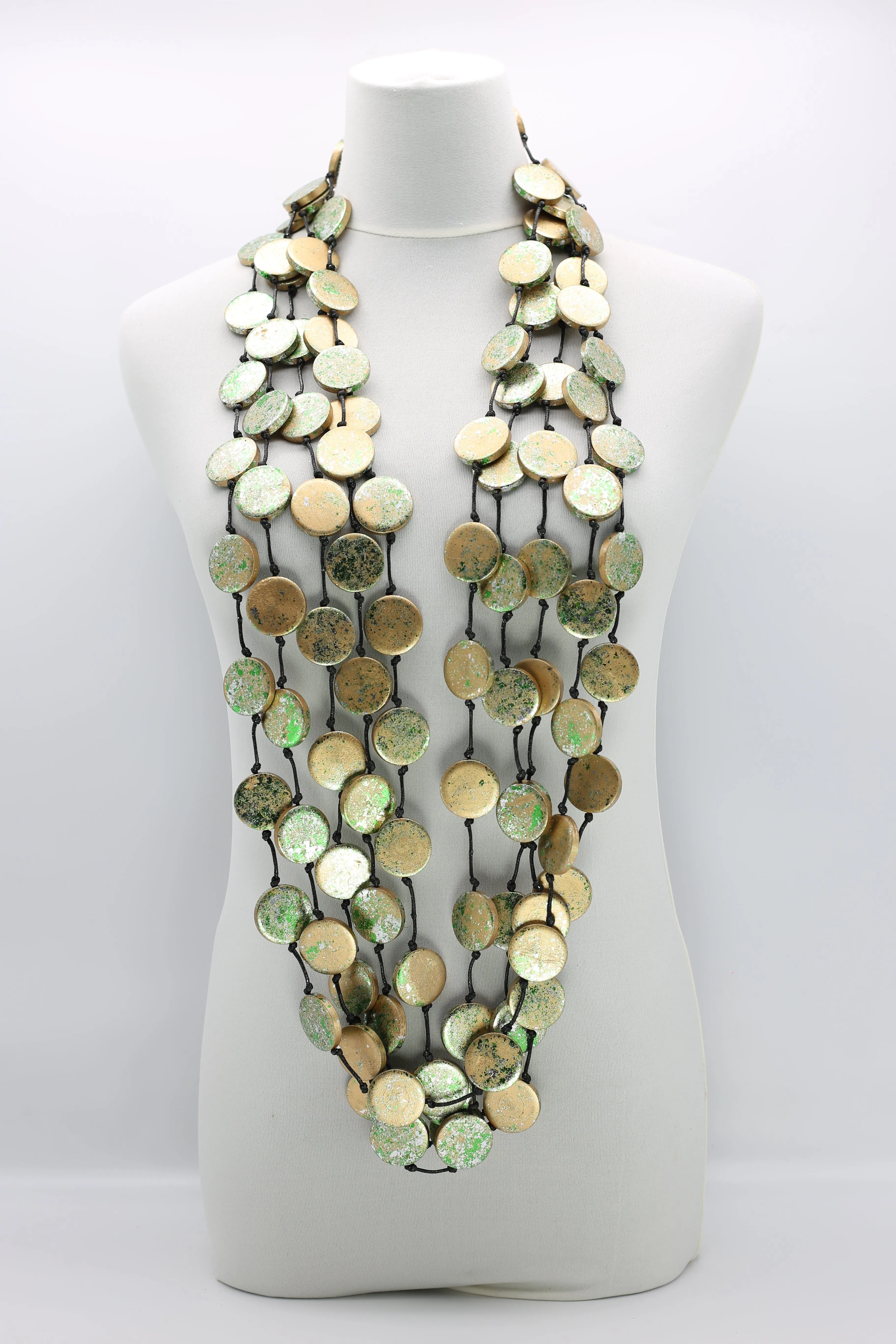 Coin Necklaces - Hand gilded - Large