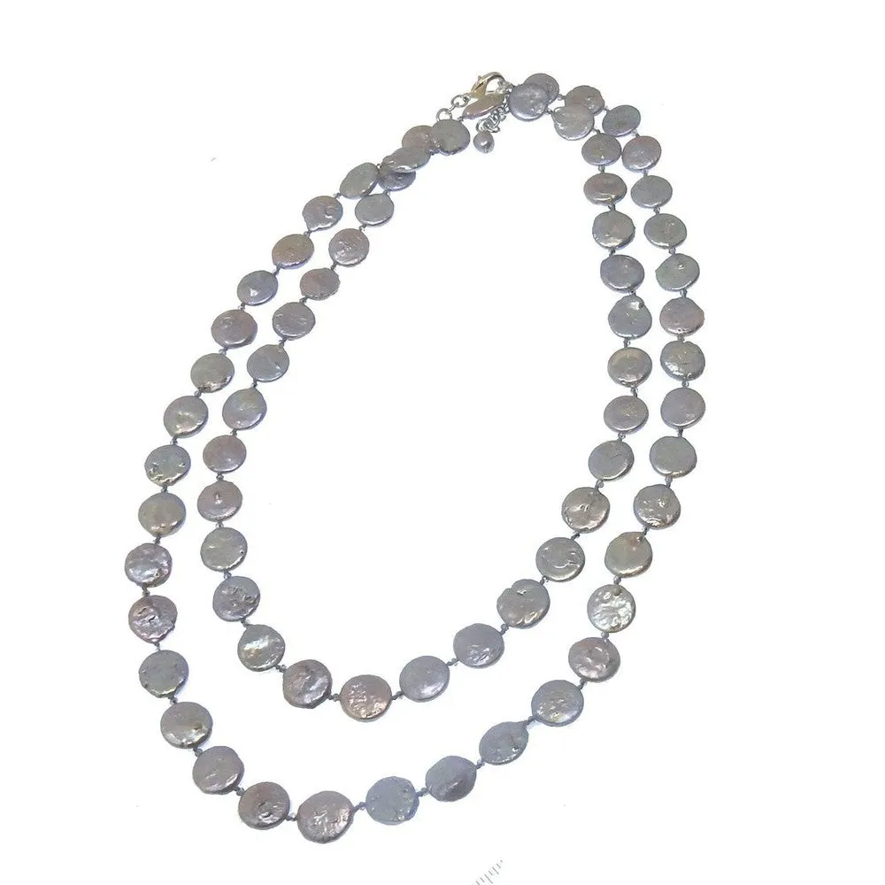 Coin Pearl Necklace