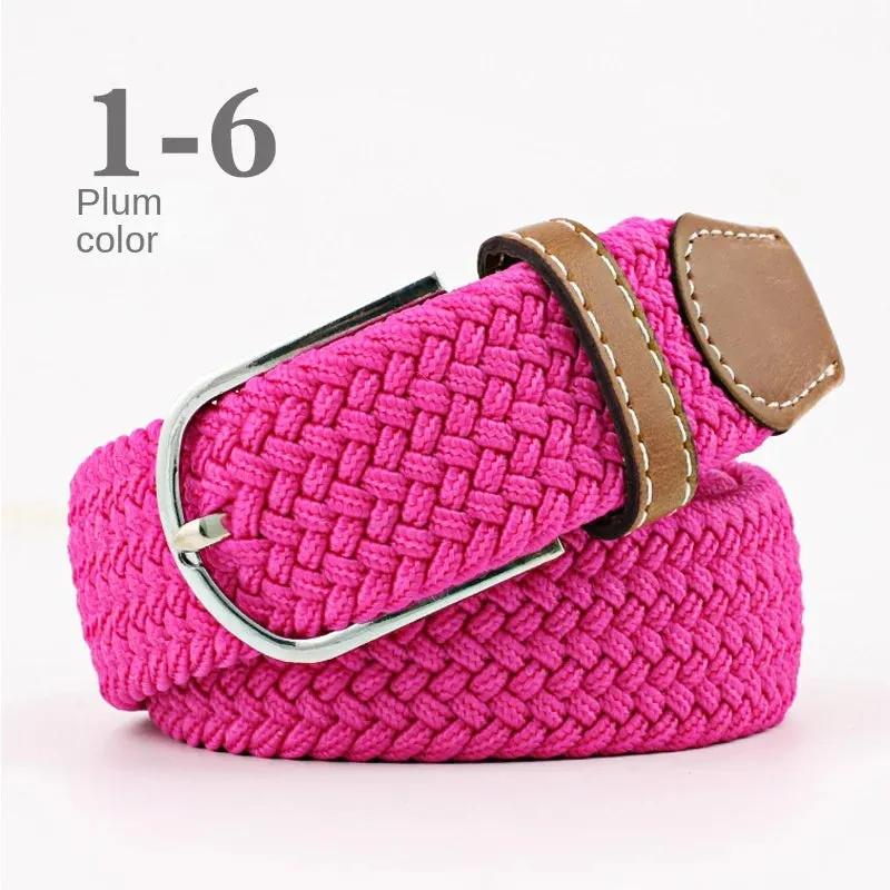 Colorful Canvas Casual Belt