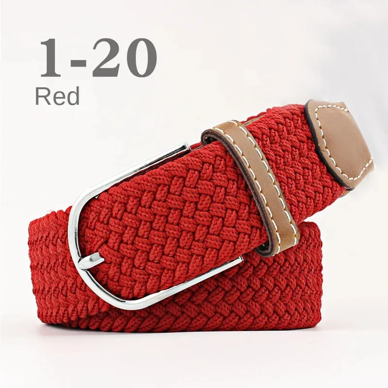Colorful Canvas Casual Belt