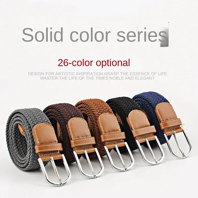Colorful Canvas Casual Belt