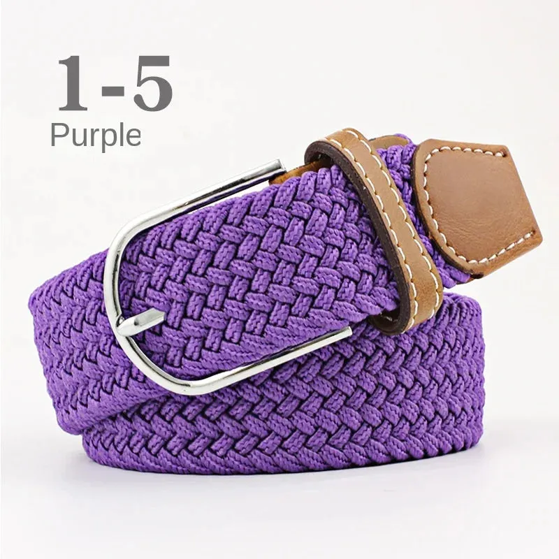 Colorful Canvas Casual Belt