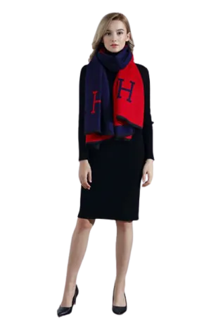 Colour Block Cashmere Scarves