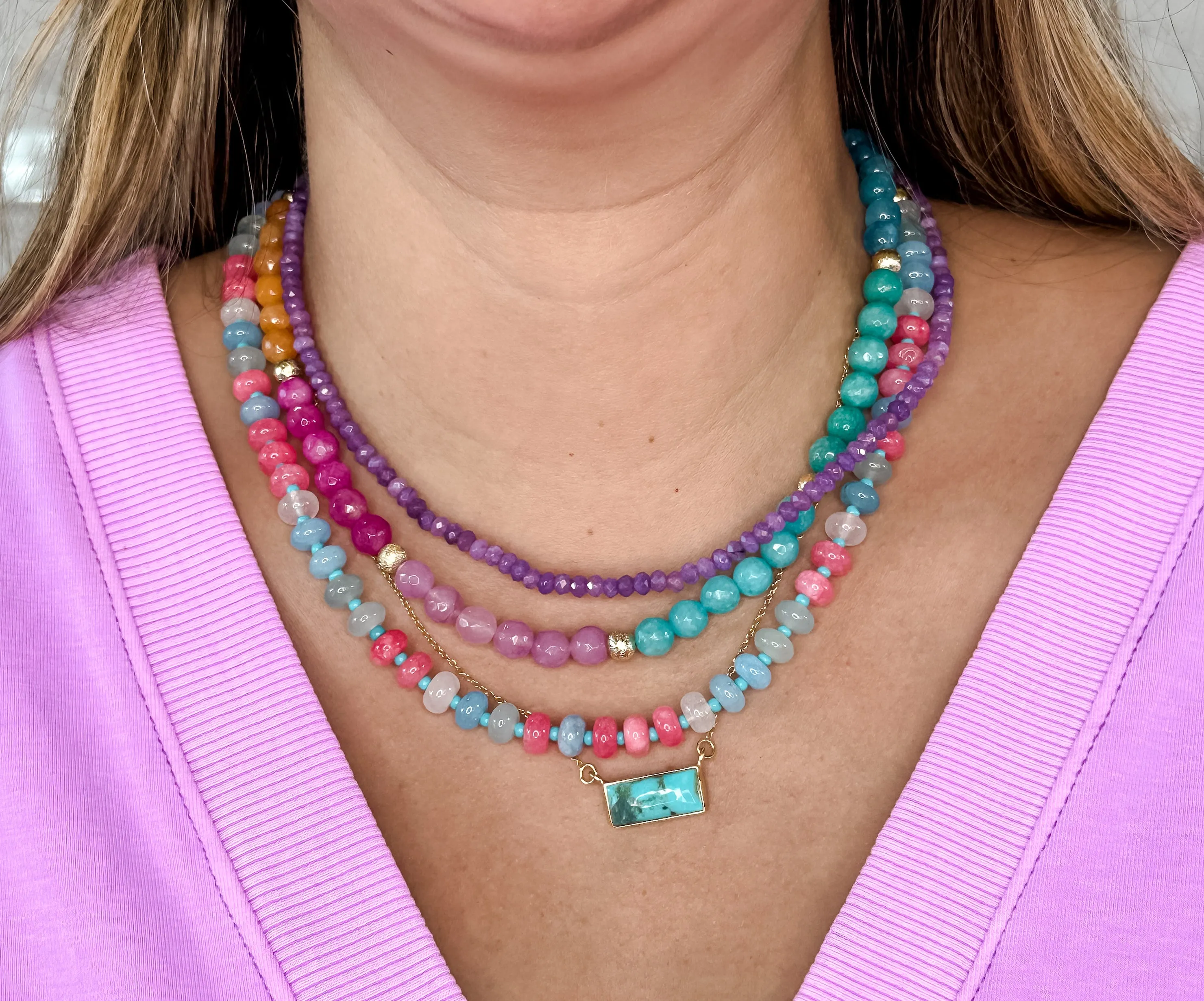 Confetti Candy Beaded Necklace