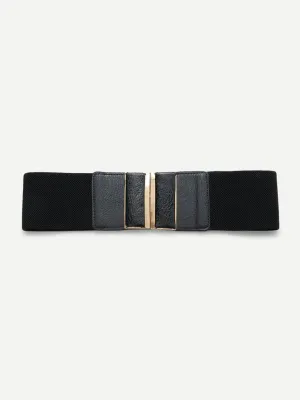 Contrast PU Wide Belt