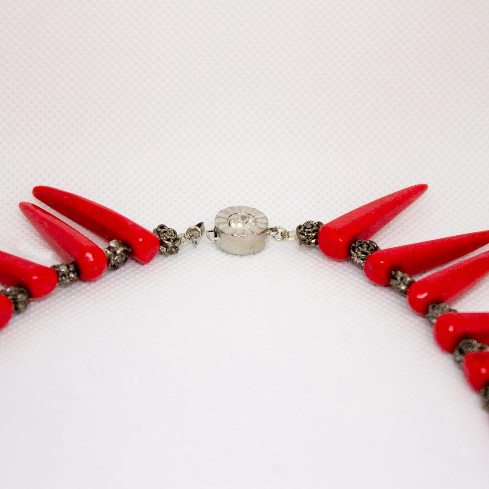 Coral Spike Necklace