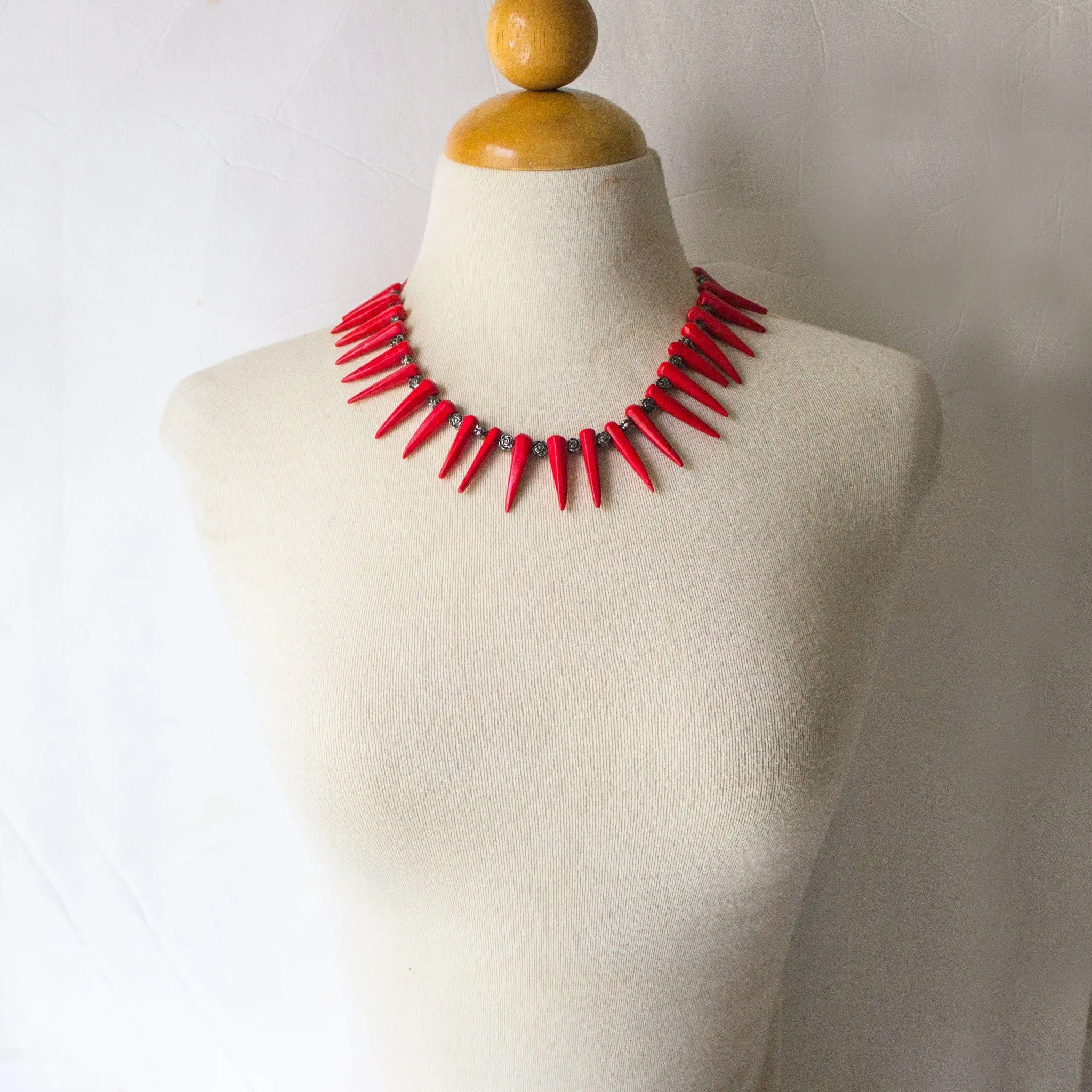 Coral Spike Necklace