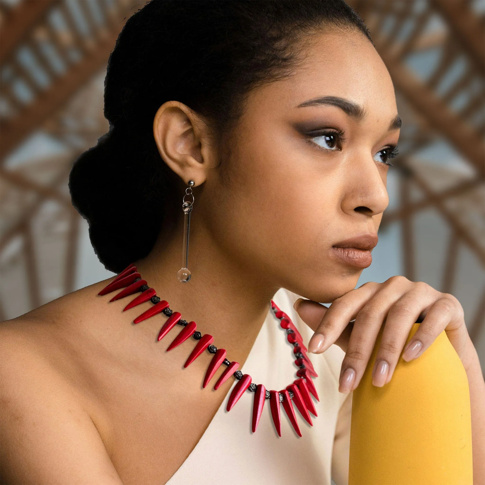 Coral Spike Necklace