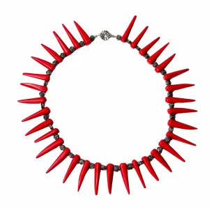 Coral Spike Necklace
