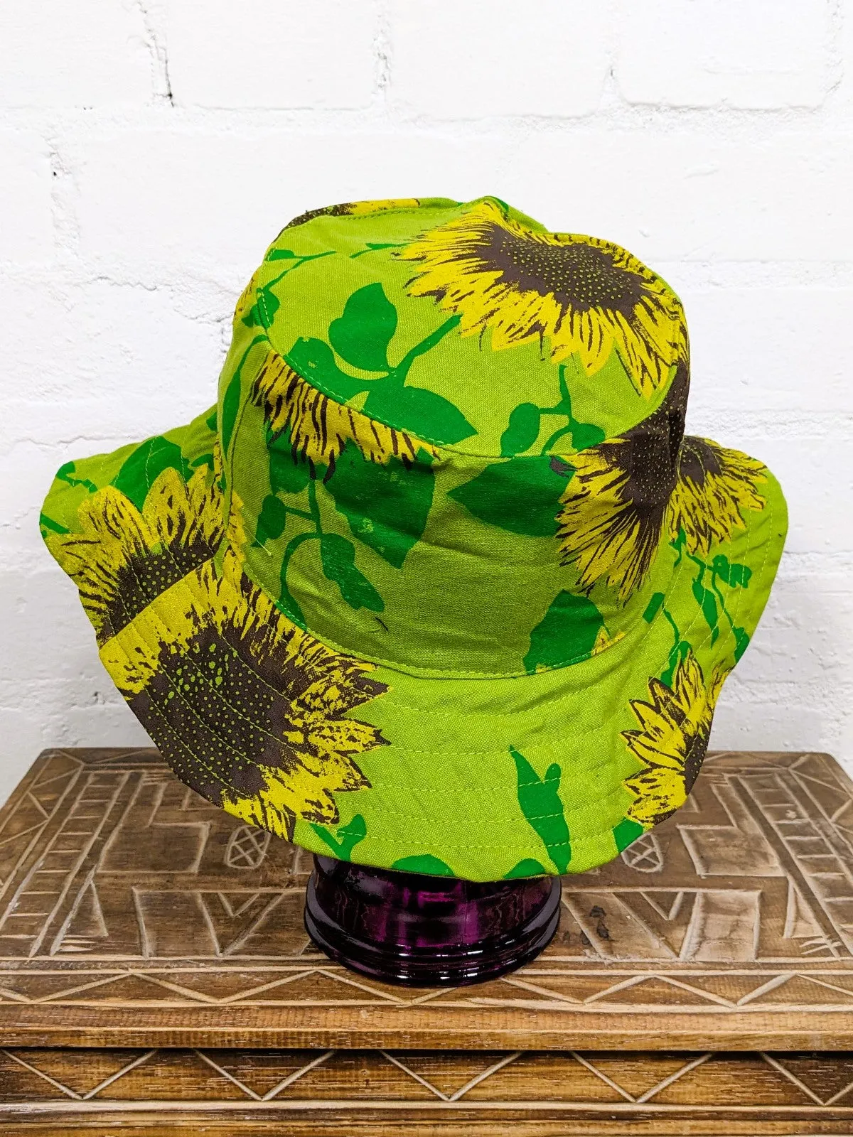 Cotton Sunflower Bucket Hat