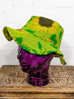 Cotton Sunflower Bucket Hat
