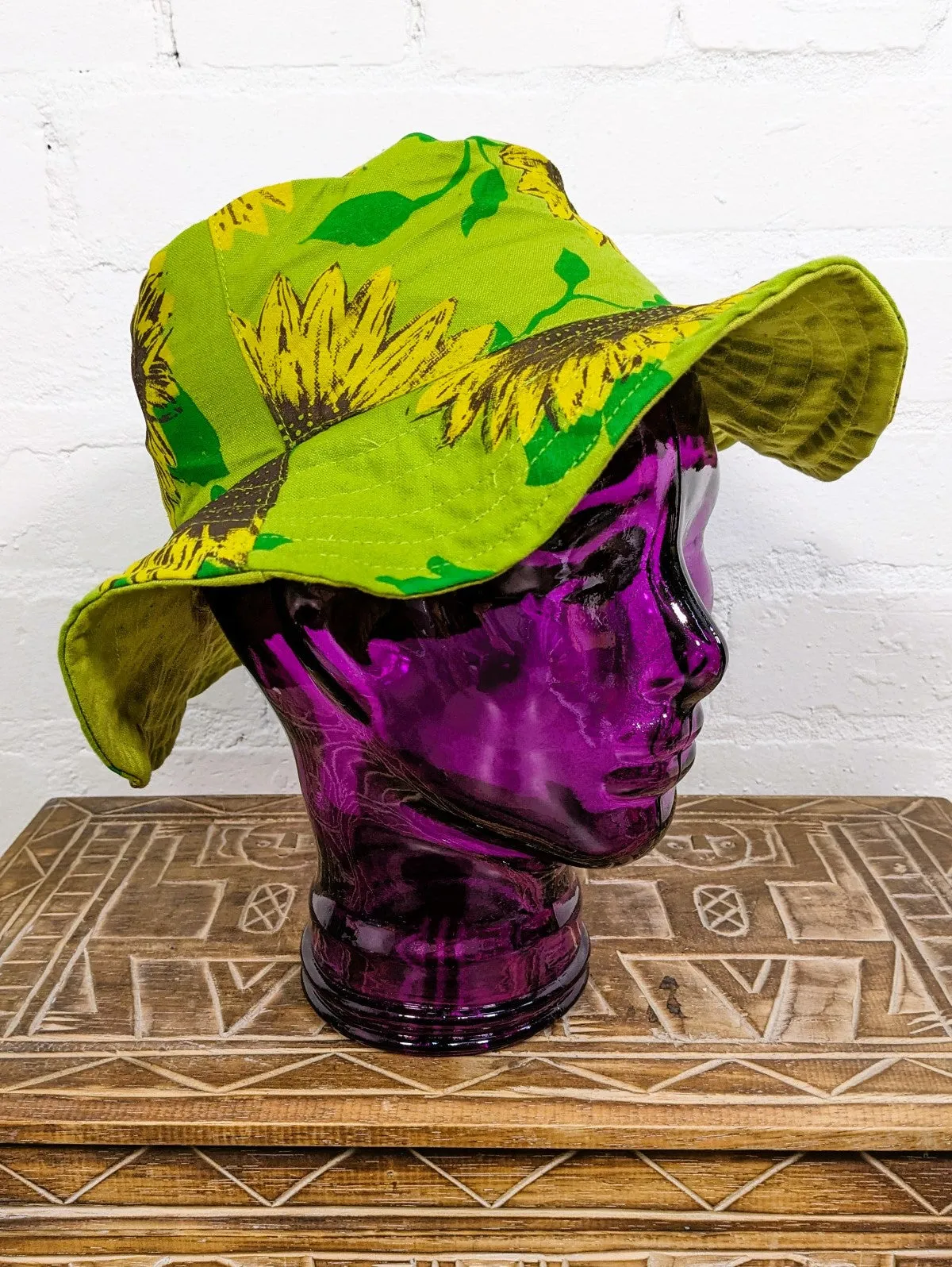 Cotton Sunflower Bucket Hat