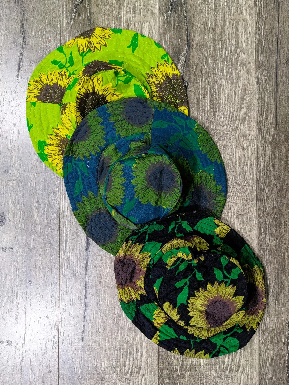 Cotton Sunflower Bucket Hat